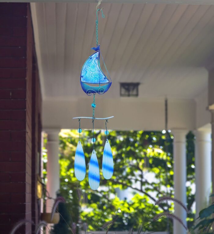 Blue Boat - Wind Chime - Image 6