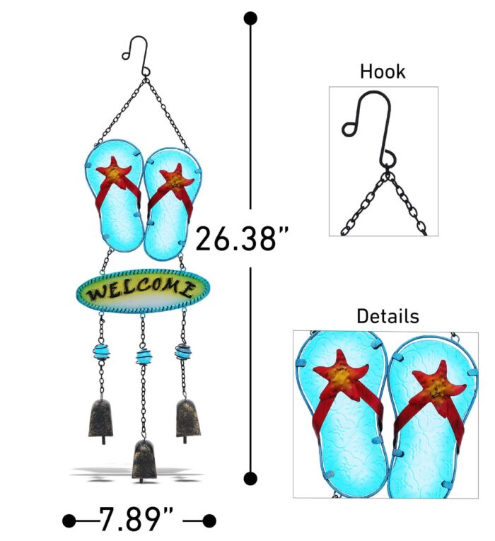 Welcome Flip-Flop - Wind Chime - Image 2