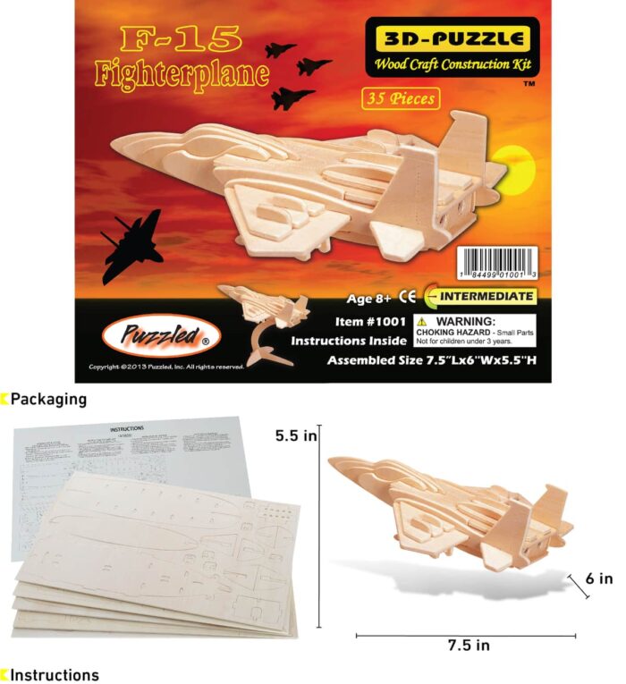 F-15 Fighterplane - 3D Puzzles - Image 2