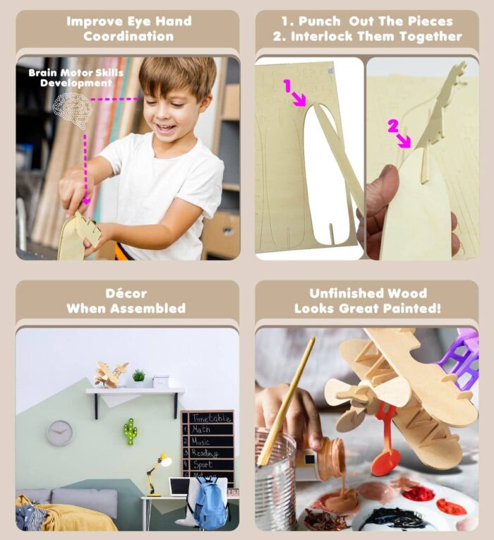 Bi Plane - 3D Puzzles - Image 3