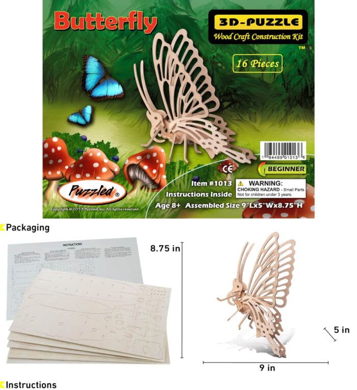 Butterfly - 3D Puzzles - Image 2