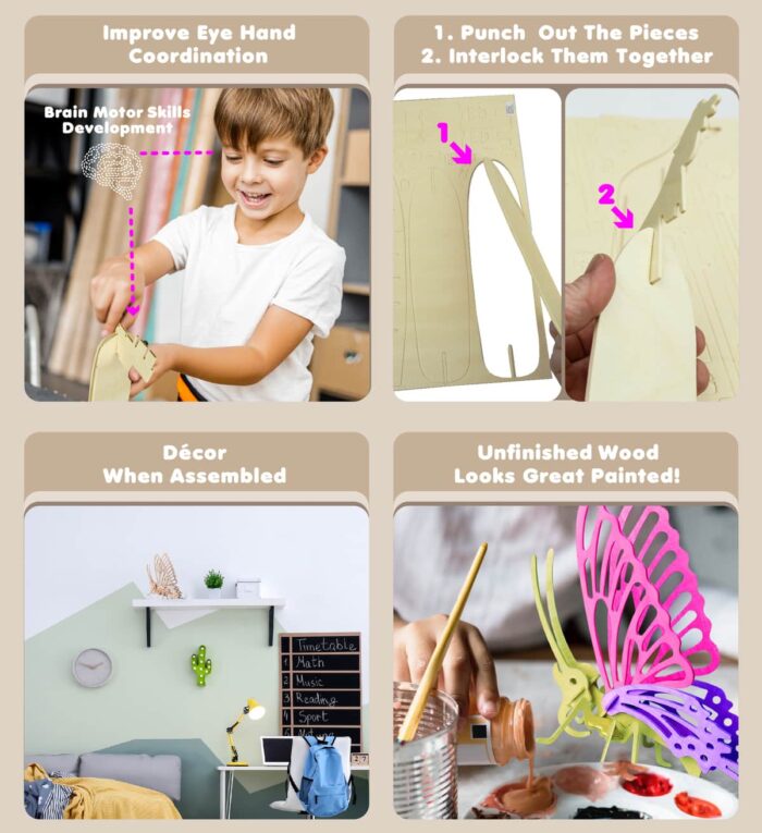 Butterfly - 3D Puzzles - Image 3