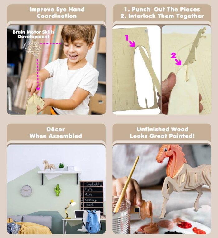 Horse - 3D Puzzles - Image 3