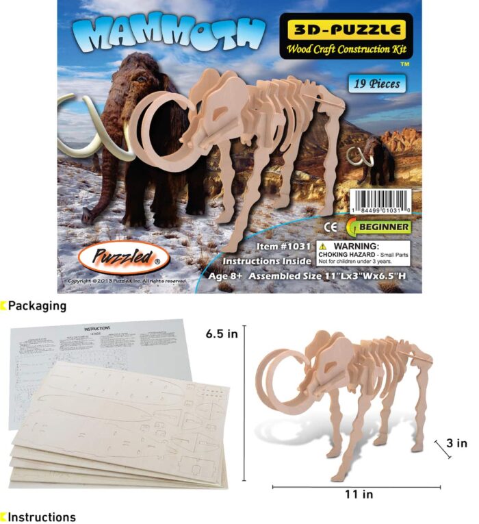 Mammoth - 3D Puzzles - Image 2