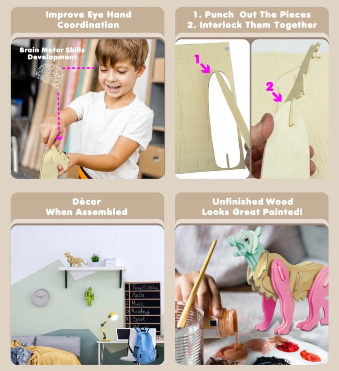 Mountain Lion - 3D Puzzles - Image 3
