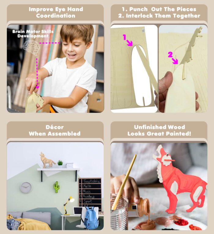 Wolf - 3D Puzzles - Image 3