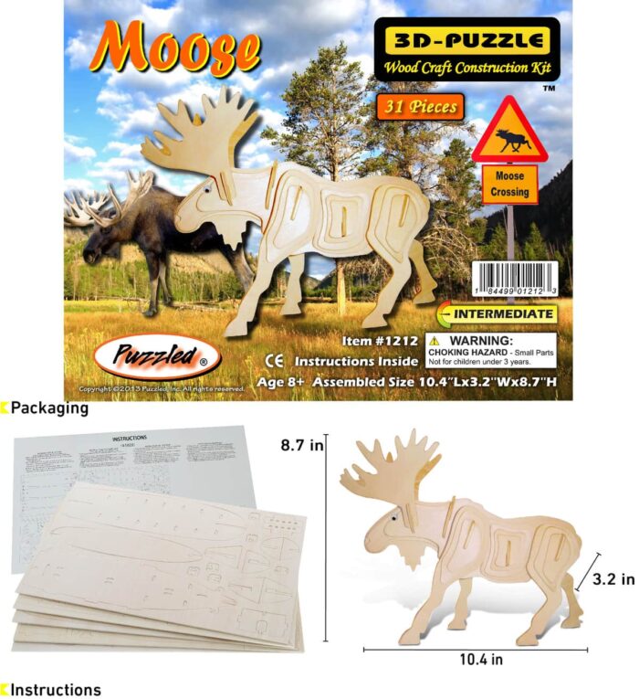 Moose - 3D Puzzles - Image 2