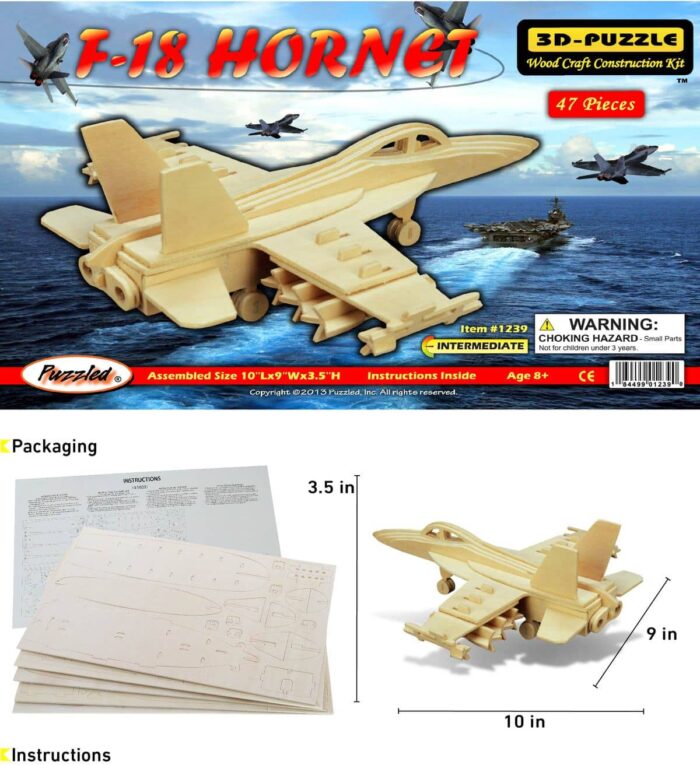 F-18 Hornet - 3D Puzzles - Image 2