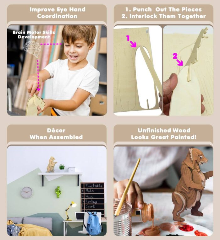 Grizzly Bear - 3D Puzzles - Image 3
