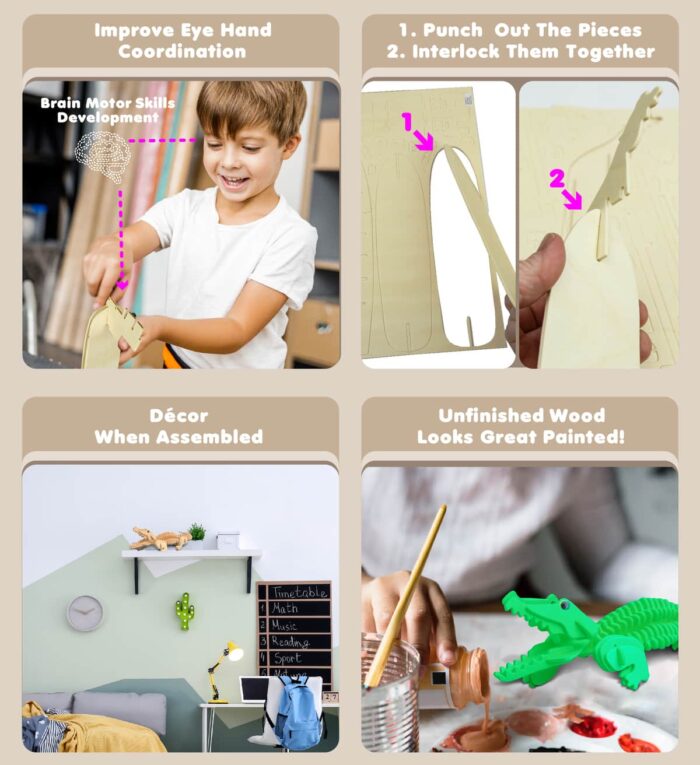 Alligator - 3D Puzzles - Image 3