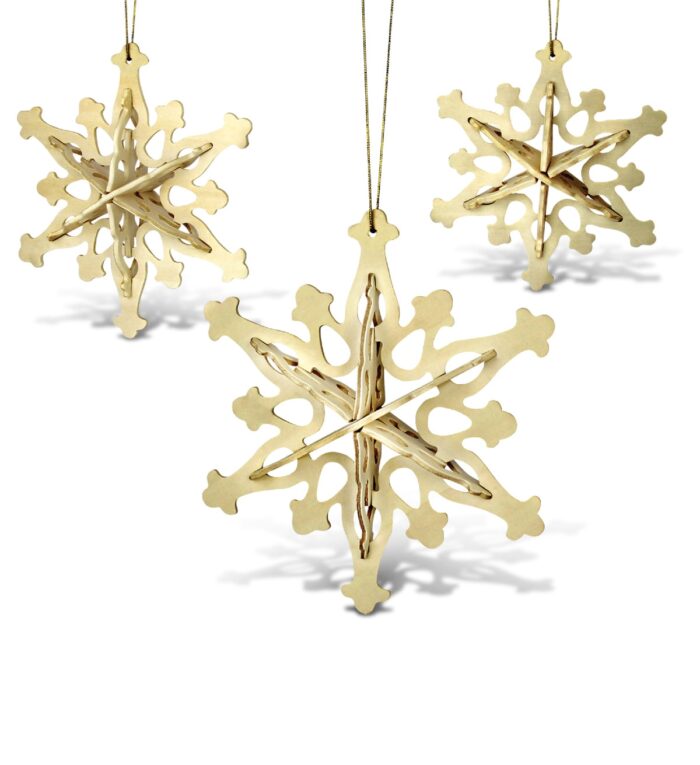 Snowflake Ornaments - 3D Puzzles