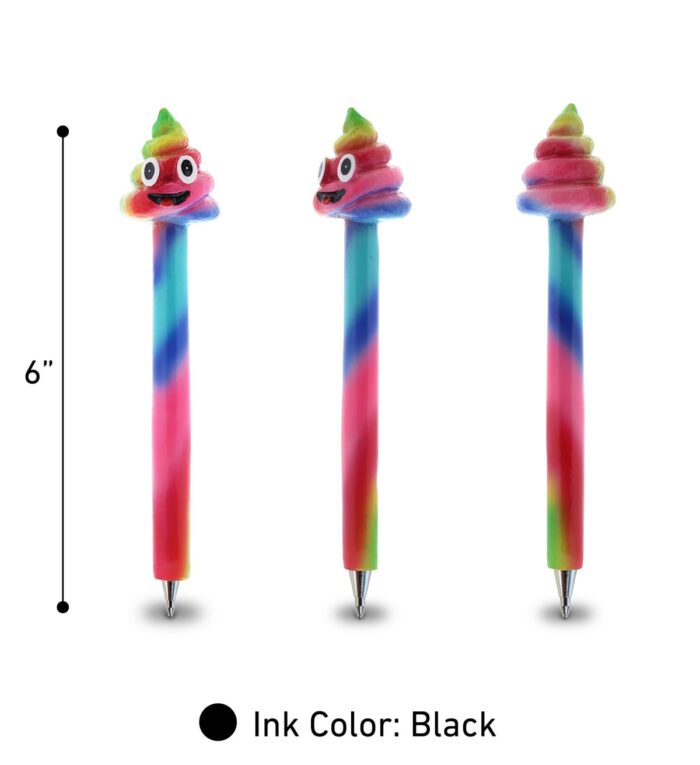 Rainbow Poop Emoji - Planet Pen - Image 2