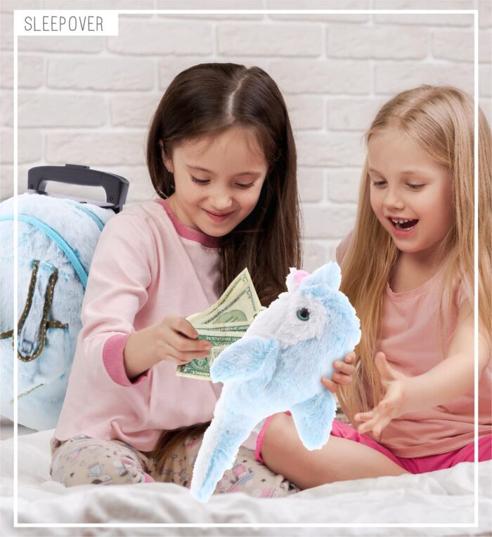 Dolphin - Super Soft Plush Trolley & Purse - Image 7