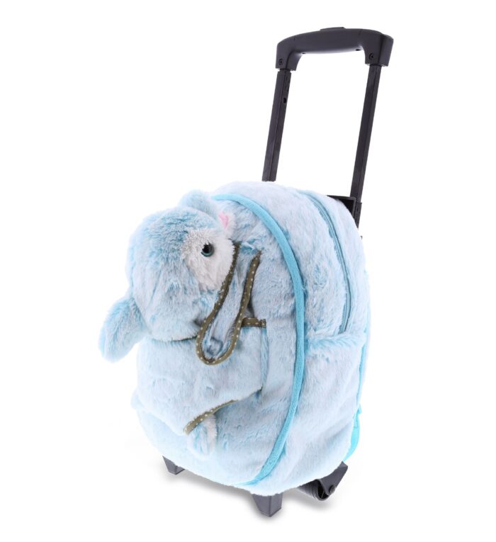 Dolphin - Super Soft Plush Trolley & Purse