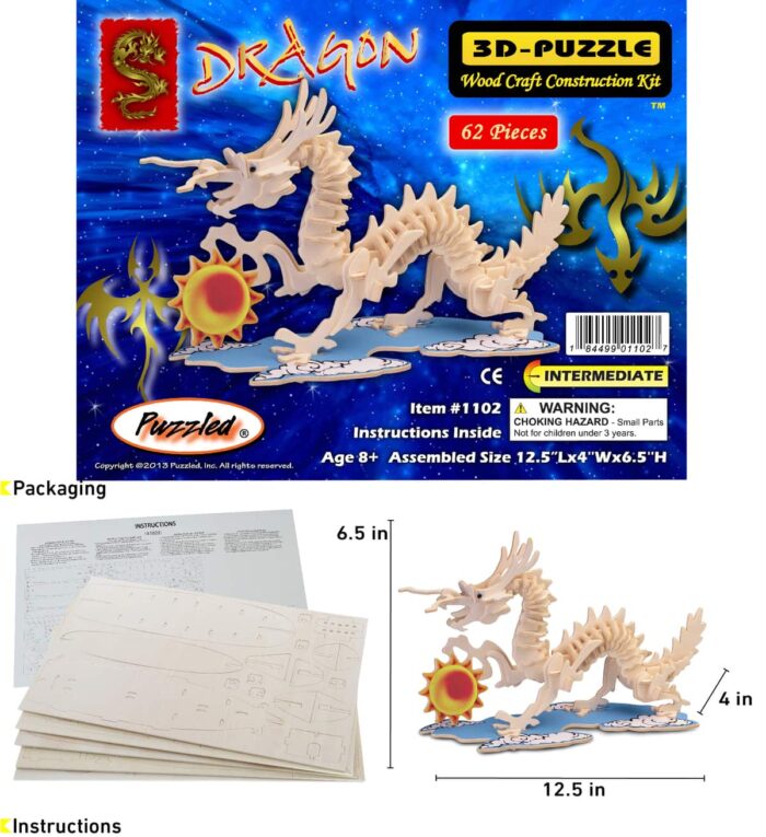 Dragon Sm - 3D Puzzles - Image 2