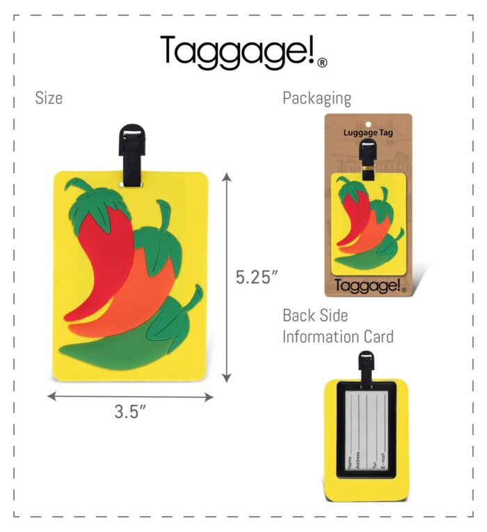 Chili Peppers - Luggage Tags - Image 2