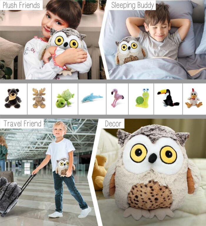 Fat Brown Owl - Super Soft Plush - Image 4