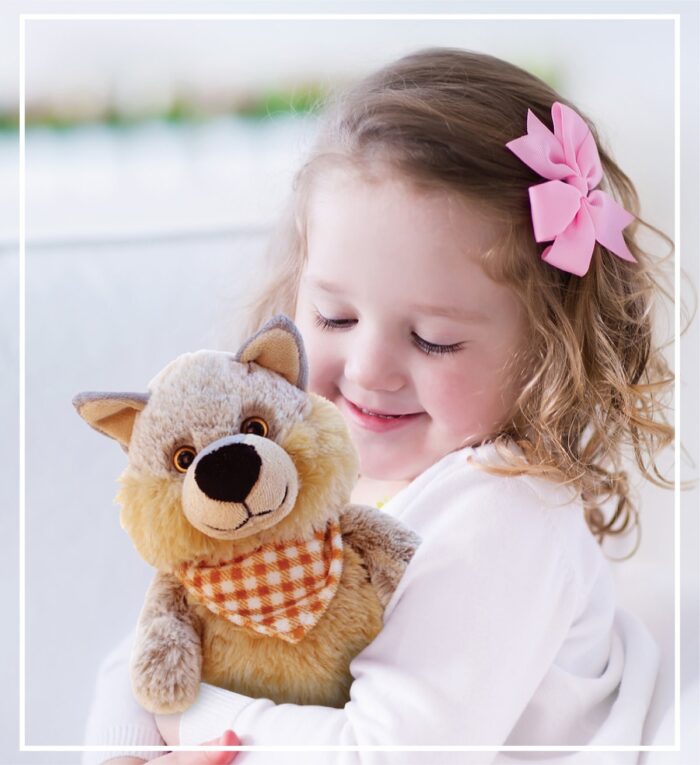Sitting Wolf - Super-Soft Plush - Image 6