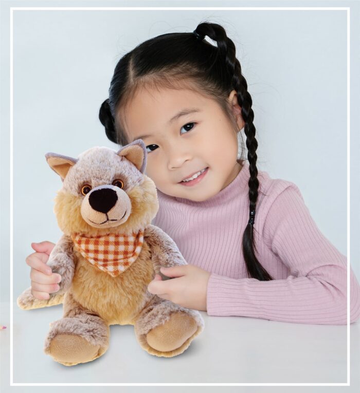Sitting Wolf - Super-Soft Plush - Image 7