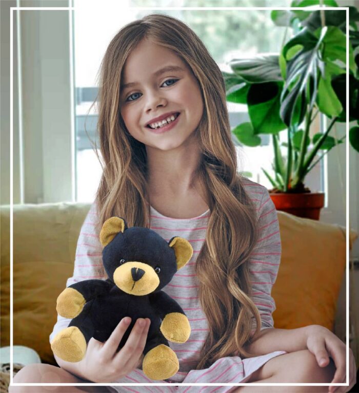 6 Inch Plush - Black Bear - Image 5