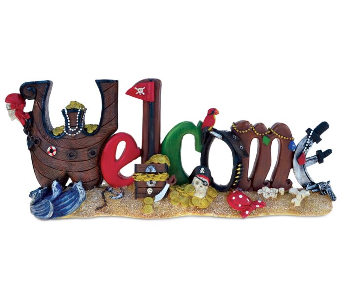 Pirate Ship Welcome Sign - Pirate Island