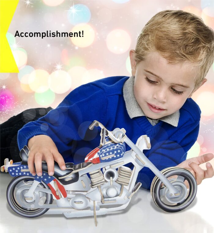 Motorcycle 1 - Illuminated 3D Puzzles - Image 5