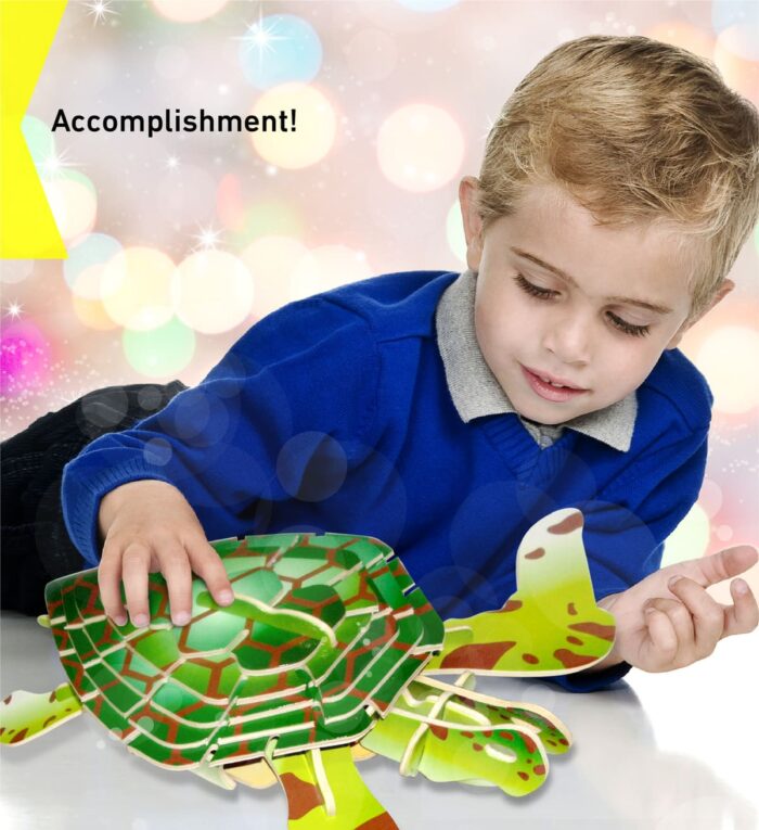 Green Turtle - Illuminated 3D Puzzles - Image 5