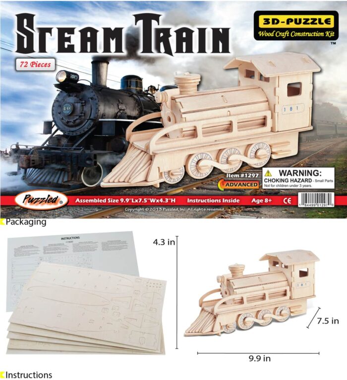 Steam Train - 3D Puzzles - Image 2