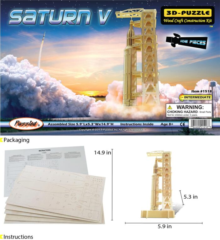 Saturn V - 3D Puzzles - Image 2