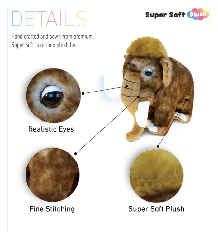 Wild Mammoth Large - Super Soft Plush - Image 2