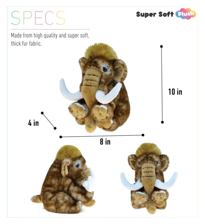 Wild Mammoth Small - Super Soft Plush - Image 3