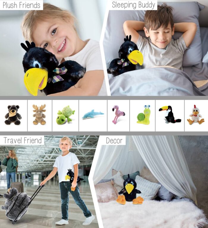 Sitting Crow - Super Soft Plush - Image 4