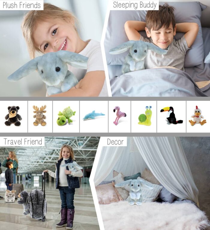 Grey Rabbit - Super Soft Plush - Image 4