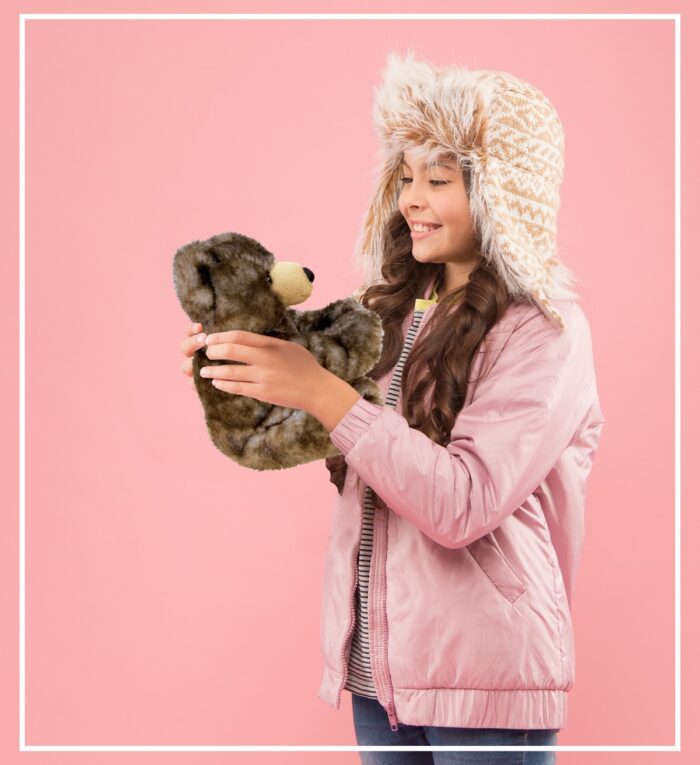 Cute Sitting Grizzly - Super Soft Plush - Image 5