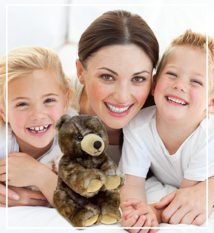 Cute Sitting Grizzly - Super Soft Plush - Image 6