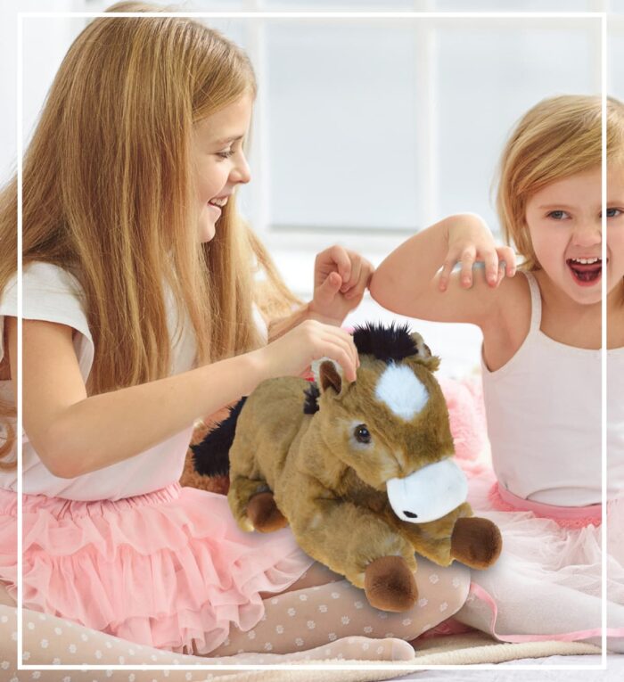 Lying Brown Horse - Super Soft Plush - Image 6