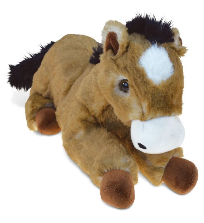 Lying Brown Horse - Super Soft Plush