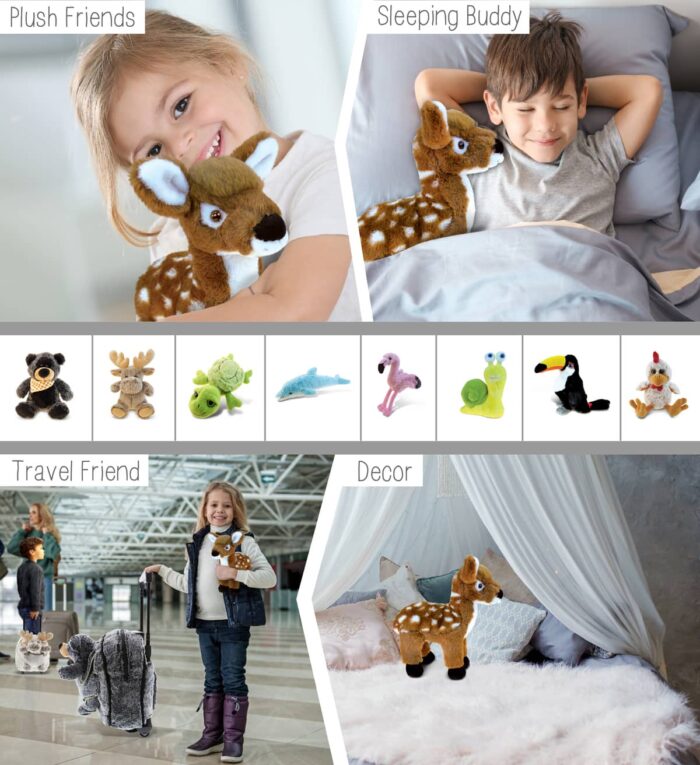 Standing Deer Large - Super Soft Plush - Image 4