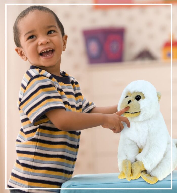 White Squirrel Monkey - Super Soft Plush - Image 7