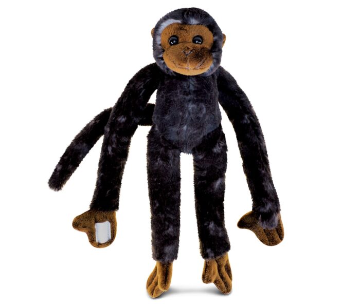Long Arm Hanging Black Capuchin Monkey - Super Soft Plush - Image 3