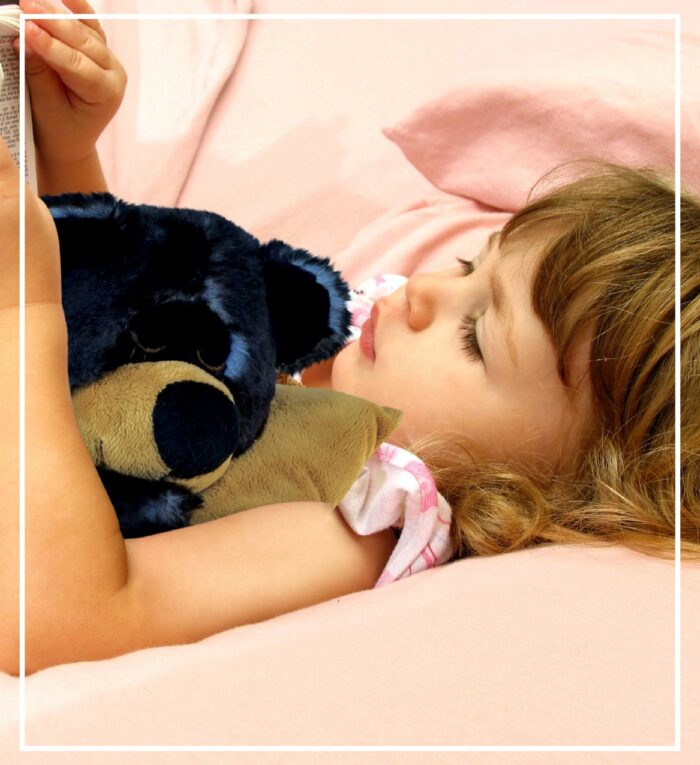 Sleeping Black Bear With Pillow - Super Soft Plush - Image 6