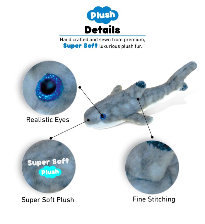 Blacktip Reef Shark - Super Soft Plush - Image 2