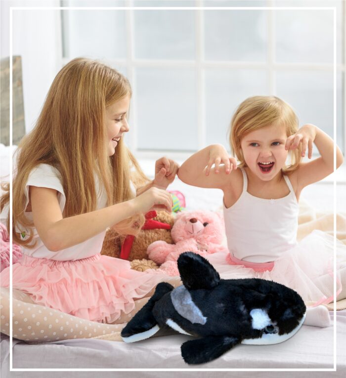 Wild Killer Whale Large - Super Soft Plush - Image 7
