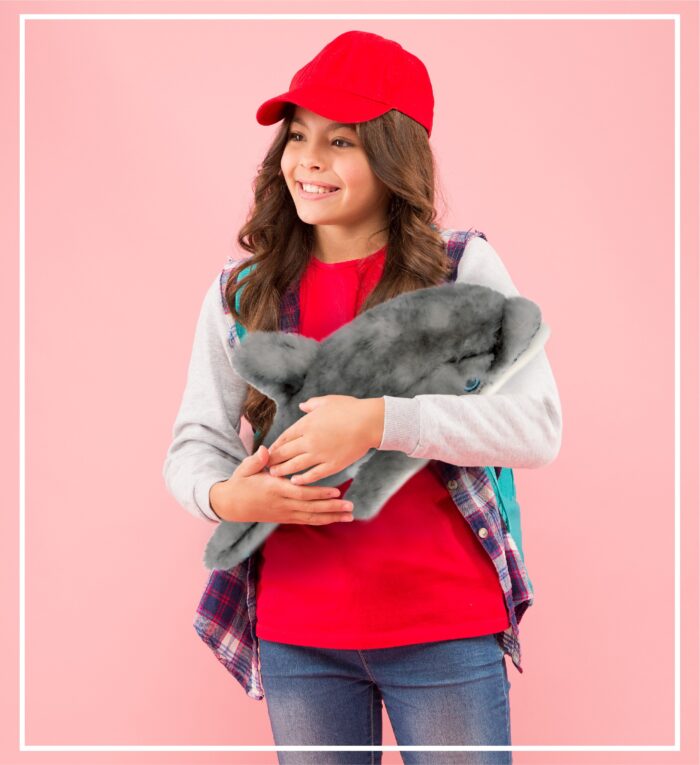 Grey Dolphin 16.5 Inch - Super Soft Plush - Image 6