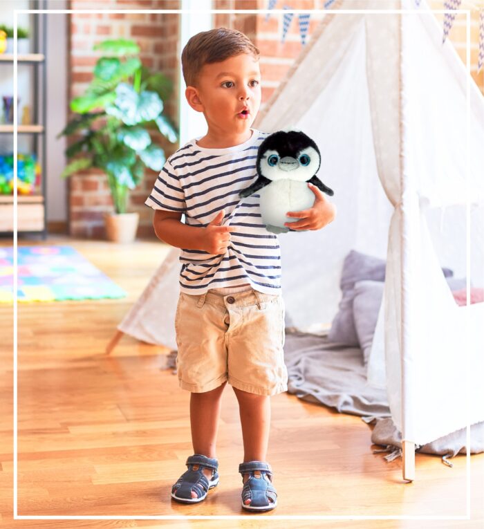 Grey Penguin 6.5 Inch - Super Soft Plush - Image 6