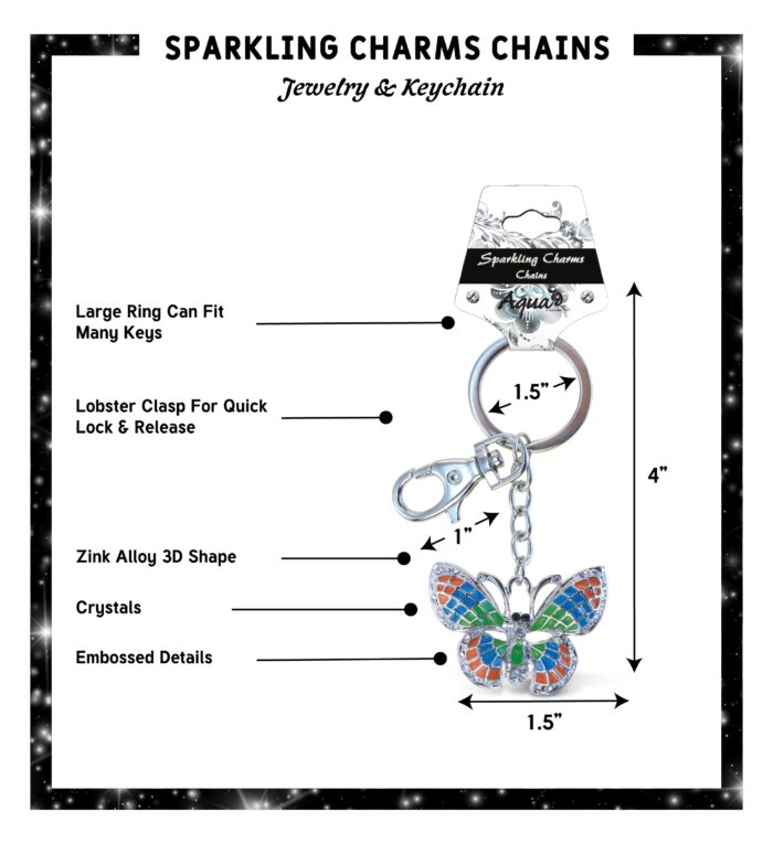 Colored Butterfly - Sparkling Charms - Image 2