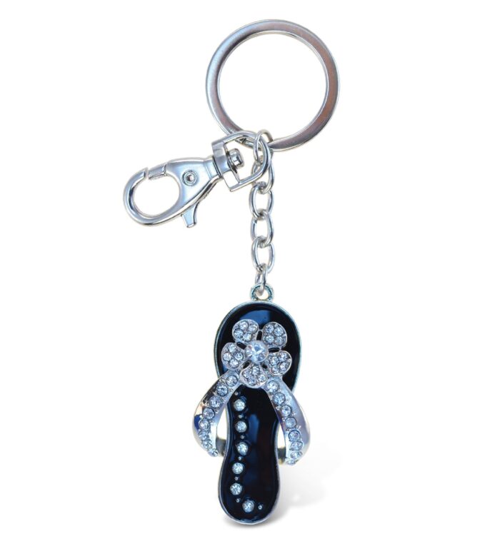 Black Flip-Flop - Sparkling Charms