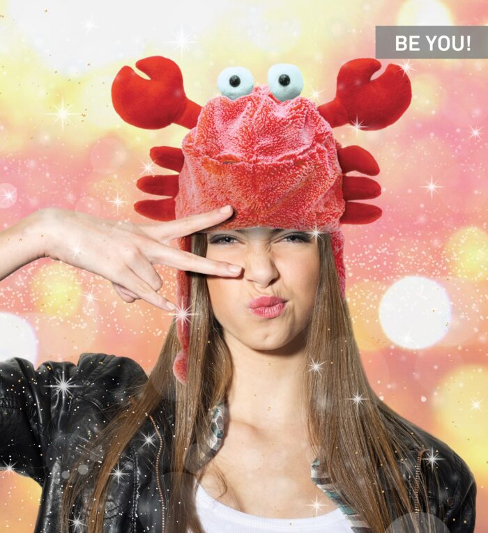 Red Crab - Super-Soft Plush Hat - Image 4