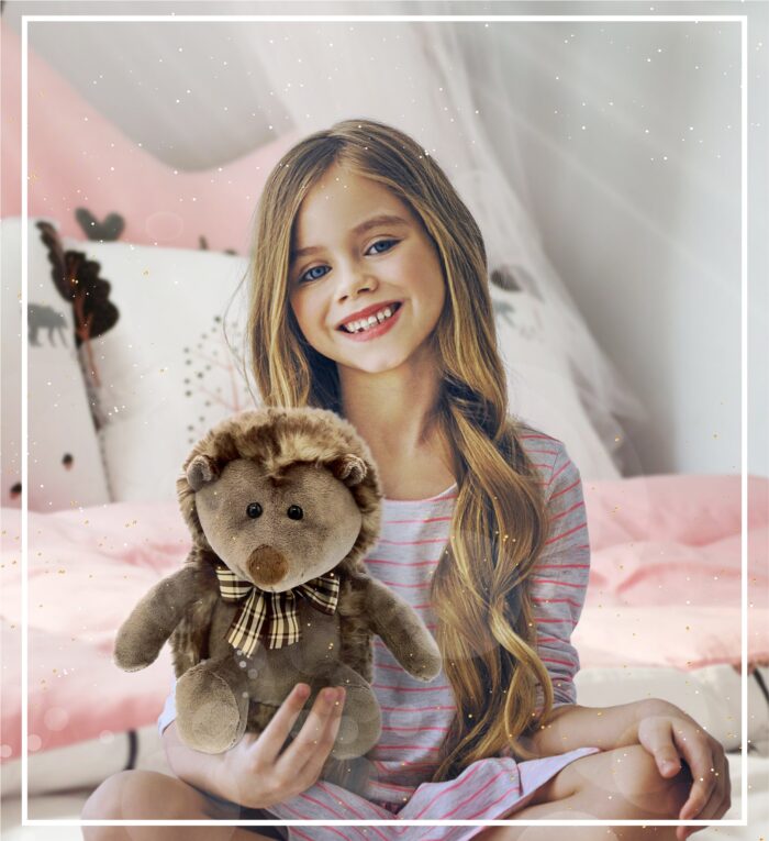 Hedgehog with Ribbon - Super Soft Plush - Image 7