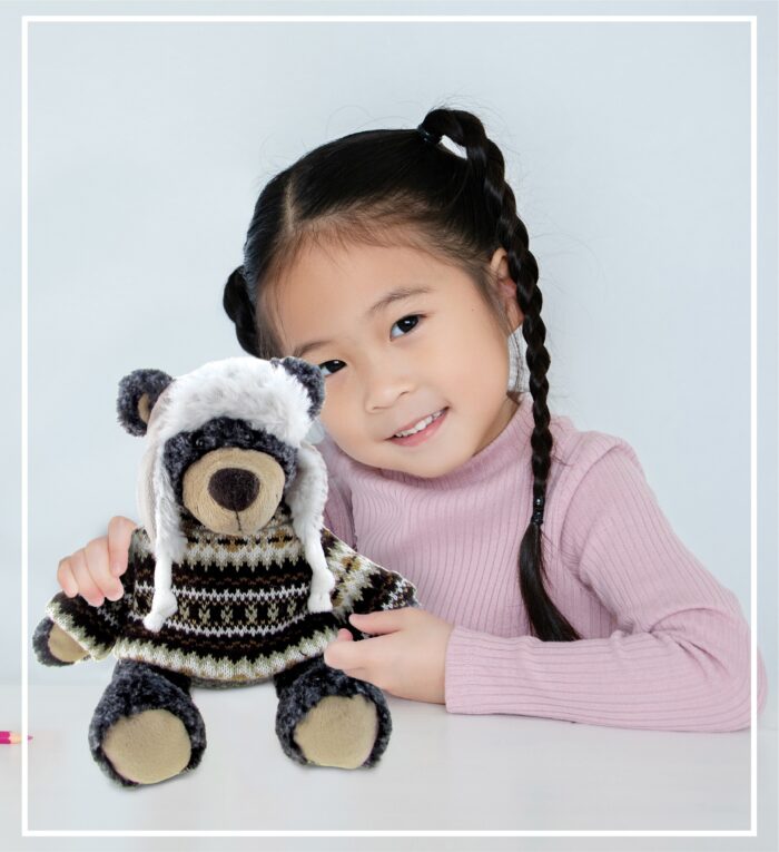 Black Bear - Super Soft Plush With Clothes - Image 6